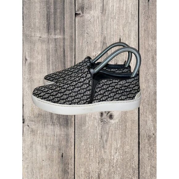 Rag & Bone Kent Knit Slip On Shoes Sneakers Black White Women’s Size 5 - Picture 3 of 9